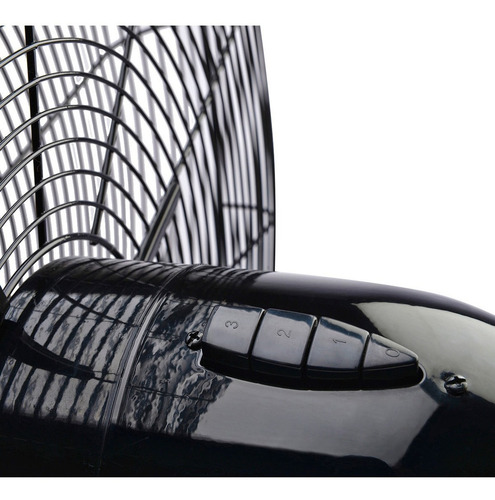 Ventilador de pared Axel AX-PAR26 negro con 2 palas de metal, 26" de diámetro 220 V