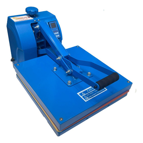 Prensa Térmica 38x38 Sublimação Camiseta Chinelos Azulejos Cor Azul 220v