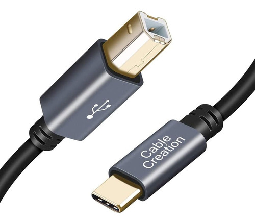 Cable De Impresora Usb B A Usb C De 10 Pies, Creacion De ...