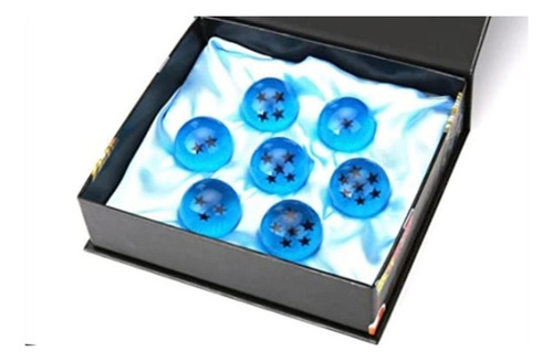 Set X 7 Esferas Del Dragón Azules 3,5 Cms Dragon Ball Anime