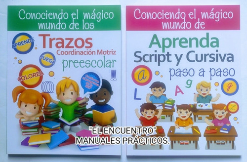 Aprenda Script Y Cursiva Más Trazos De Cordinación Motriz 