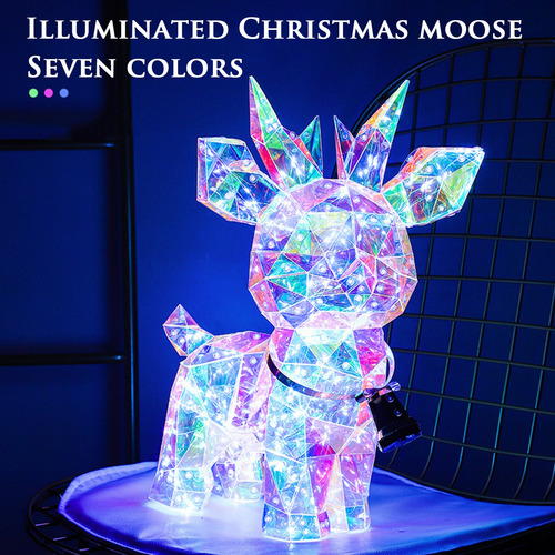 Decoración Navideña Explosión Magics Light Navidad Ciervo