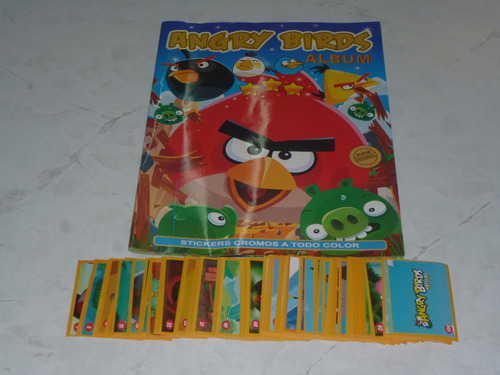 Album Angry Birds Figuras A Pegar
