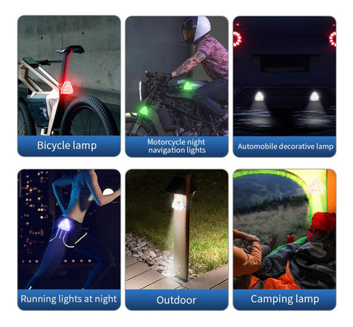 Drone Com Luz Intermitente Triangular Portátil Rgb Led Night