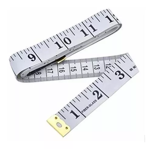  Utoolmart Cinta métrica suave, regla de doble escala de 59  pulgadas, cinta de plástico, regla flexible de costura corporal, cinta de  medición para coser, cuerpo, sastre, 4 unidades : Arte y Manualidades