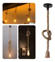 Comprar Pendente Corda E27 Retrô Rústico Para Luminárias De Teto