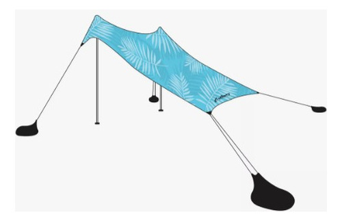 Sombrilla Carpa Sunshade Techo Playa Outdoors Professional C Celeste