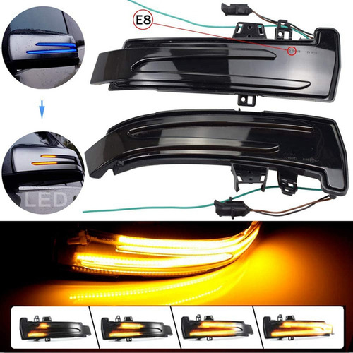 - Luces Intermitentes Secuenciales Con Espejo Lateral Led