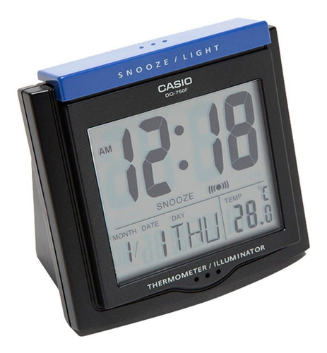 Reloj Casio Original Despertador Dq-750f-1df Caba Granimp