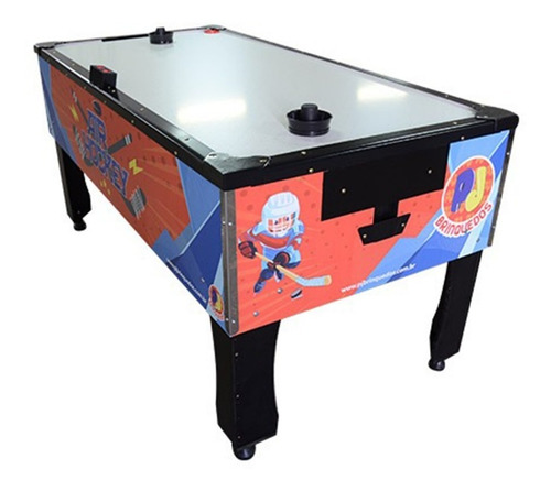 Mesa Aero Hockey Air Game Air Hockey C/ Placar Digital Super