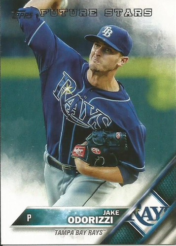 Barajita Jake Odorizzi Future Stars Topps 2016 #316 Rays