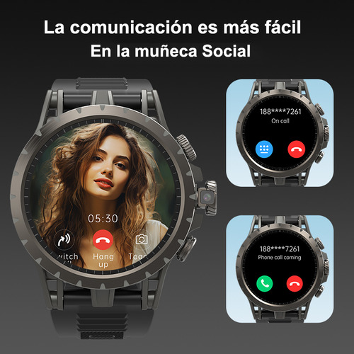 Gps Smart Watch Hombre Videollamada Para Hacer Una Llamada Tomar Una Foto Nfc Reloj Inteligente 8g+128g