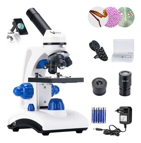 Kit Microscopio Vanstarry 40x-1000x Led Dual Inalámbrico