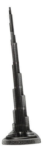 Miniatura De Aleación Gris De La Torre Burj Khalifa, Modelo