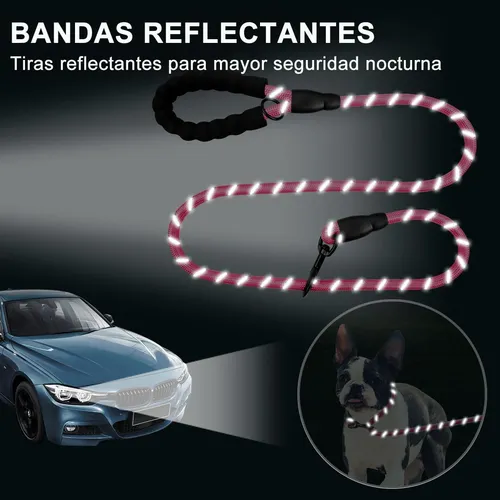 Para Perro, 1.5m Cuerda De Perro Entrenamiento Reflectante