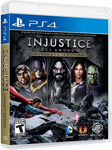 Ps4 Injustice Ultimate Edition Juego Fisico Nuevo Y Sellado 