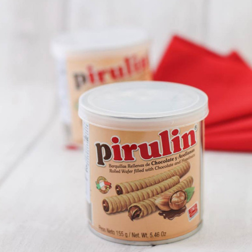 Pirulin Lata Cubanitos Rellenos Chocolate Avellanas X 155gr