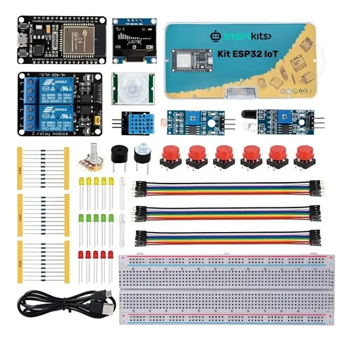 Kit Esp32 Iniciante Internet Das Coisas Iot