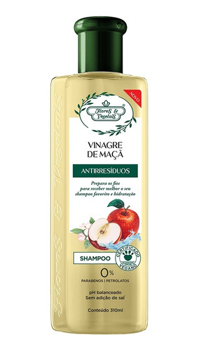 Shampoo Flores E Vegetais Vinagre De Maça 310ml