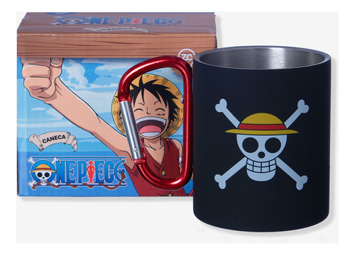 Caneca Mosquetao 300 Ml One Piece - Zona Criativa