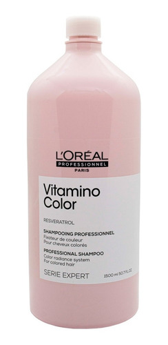 Loreal Shampoo Vitamino Color Pelo Teñido 1500ml Local