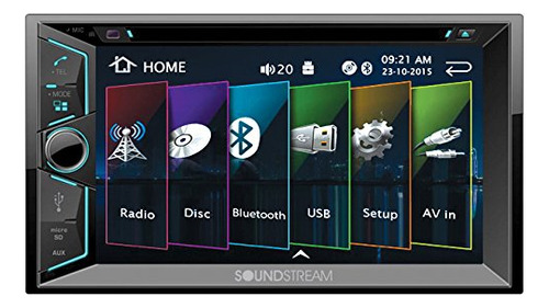 Soundstream Vr-624b - Receptor Estereo Para Coche Con Pantal