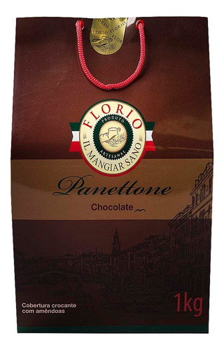 Panettone Artesanal de Chocolate Florio 1kg