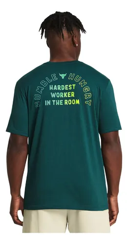 Polera Prjct Rock Hombre Azul Under Armour