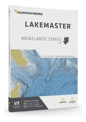 Humminbird 601004-1 Lakemaster - Mid Atlantic V1