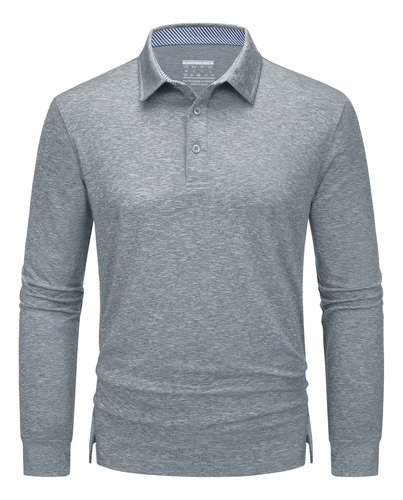 Camisas De Manga Larga Outdoor Performance Para Hombre, Golf