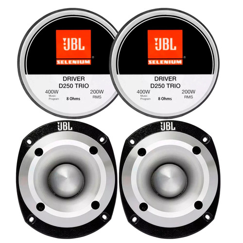 Kit Jbl Selenium 2 Tweeter St 400 Trio 150w 2 Driver D 250