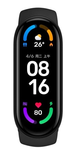 Xiaomi Mi Smart Band 6 Color de la caja Negro Color de la malla Black