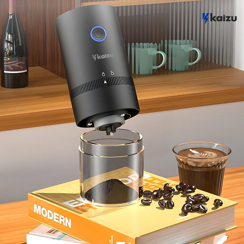 Moedor E Triturador De Café Grãos Elétrico Portatil Recarregável Kaizu