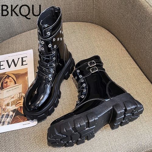 Zapatos Coreanos Head Boots Zq Para Mujer, Talla Grande, Cóm