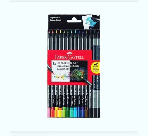 Imagen 1 de 1 de 12 Lápices De Colores Punta Súper Suave Faber Castell