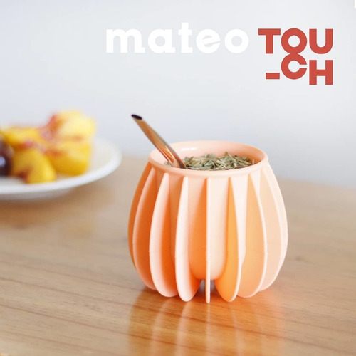 Mate Mateo Touch De Silicón Con Bombilla