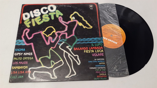 Disco Fiesta Varios Kaoma Gipsy Kings Sambayon 1990 Vinilo