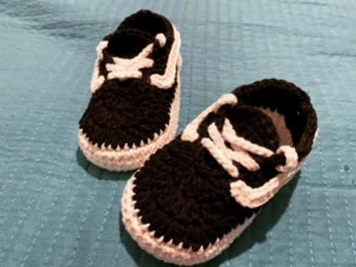 Escarpines Zapatitos Tejidos Para Bebes