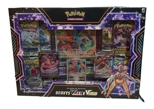 Pokémon Box Deoxys E Zereora Vmax E V-astro 1 Unidade