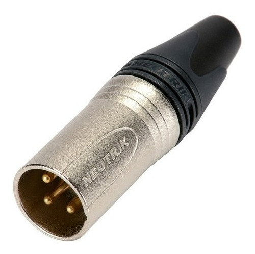 Imagen 1 de 1 de Conector Neutrik Xlr (canon) Macho 3 Pin Profesional X 2unid