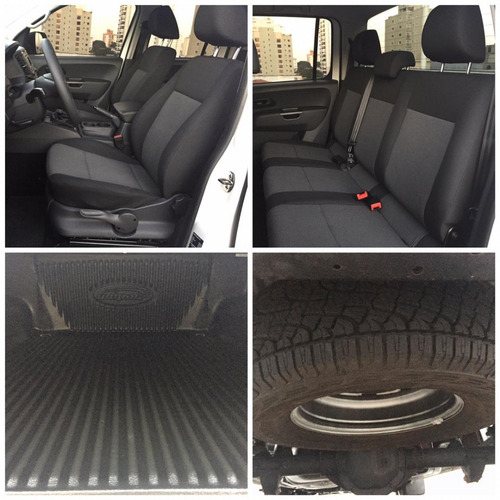 Imagem 12 de 15 de Amarok Cabine Dupla 4x4 Diesel 2018 Unico Dono Completa Nova