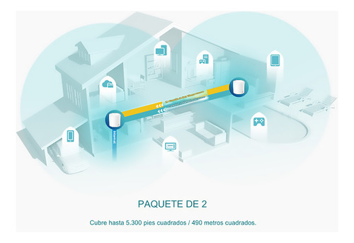 Deco X60 2 Pack Tp-link Mesh Sistema Wifi 6 Ax5400