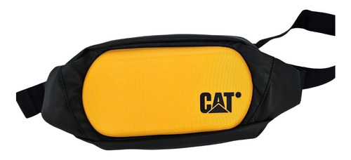 Riñonera Caterpillar Cat S0008 Waist Bag Negra Amarilla