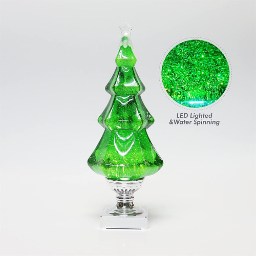 Light Up Christmas Snow Globe Con 8 Canciones De Navidad
