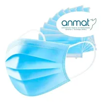 Comprar Barbijos Mascarillas Descartables Tricap Clip Nasal Pack X50