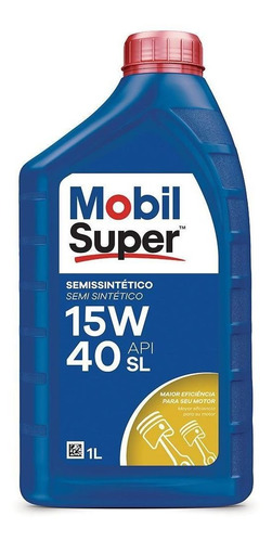 Óleo Mobil Super 2000 X1 15w-40 Semissintético - 1 Litro