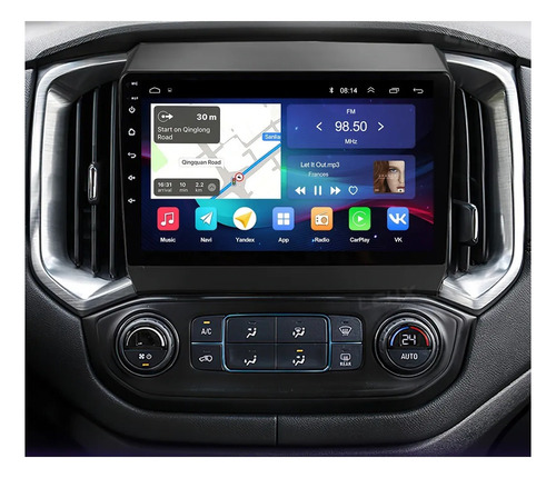 Central Multimídia Android Chevrolet S10 2017-22 4/64gb 9p