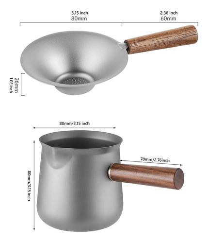 Tetera De Titanio Con Mango De Juego De Tazas De Té A