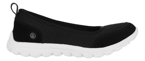 Slip On Bamers Blossom Go Mujer Negro