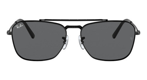 Lentes De Sol New Caravan En Negro Y Gris Ray Ban